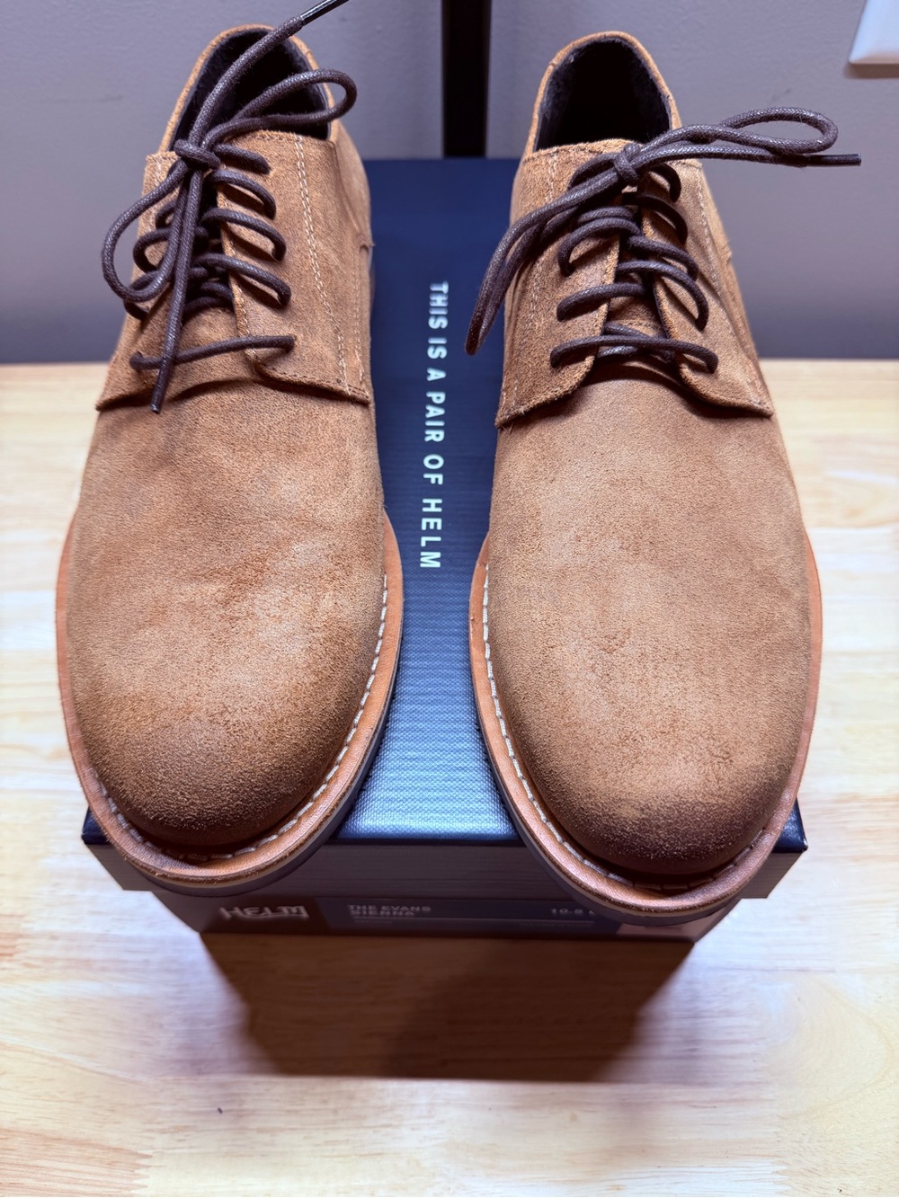 Helm Mens Shoes The Evans Sienna Tan Brown Casual Dress Size 10.5 D